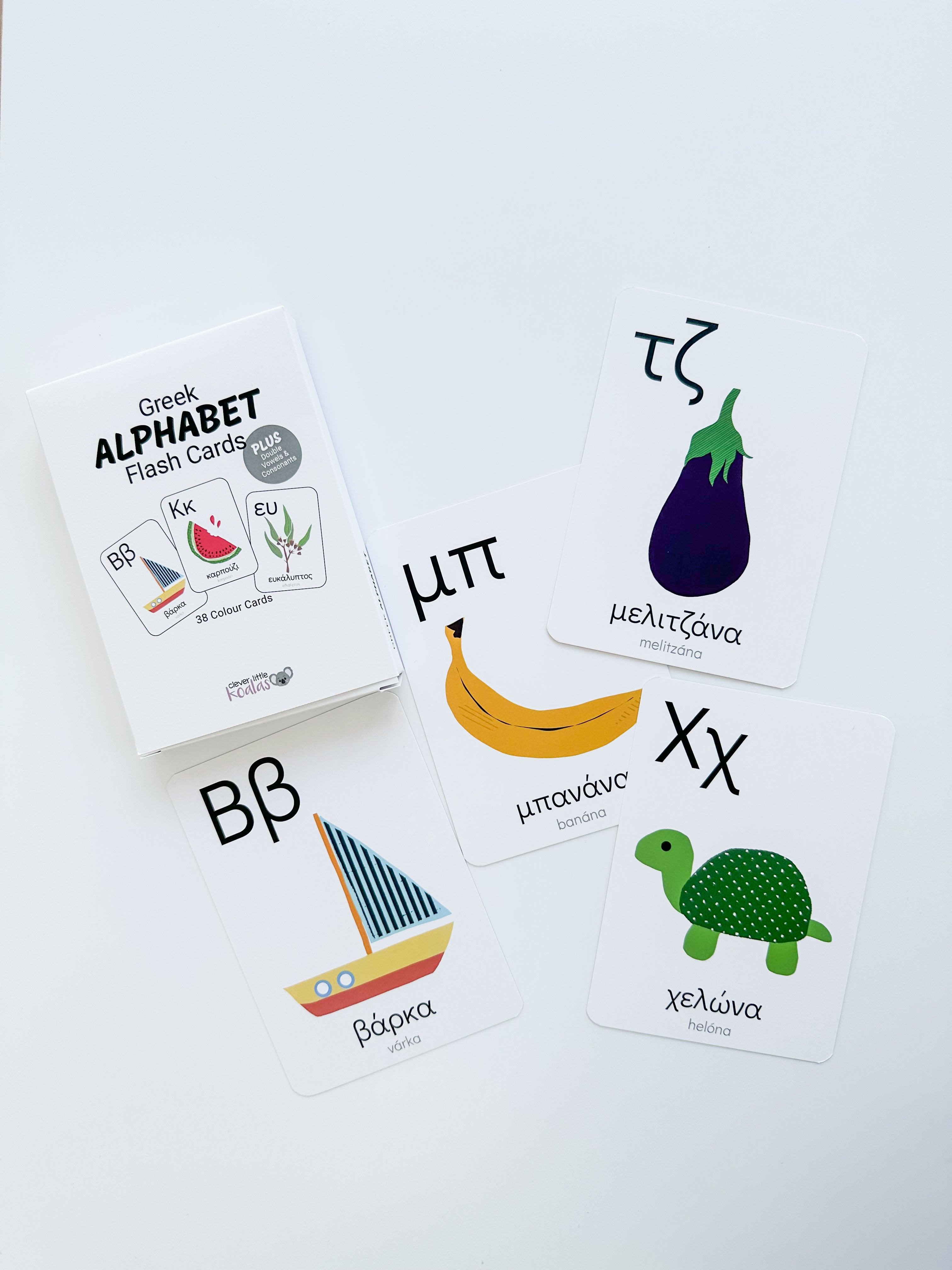 Greek Alphabet Flash Cards