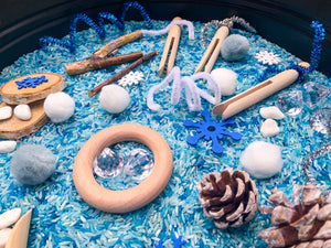 Winter Wonderland Bilingual Sensory Play Kit